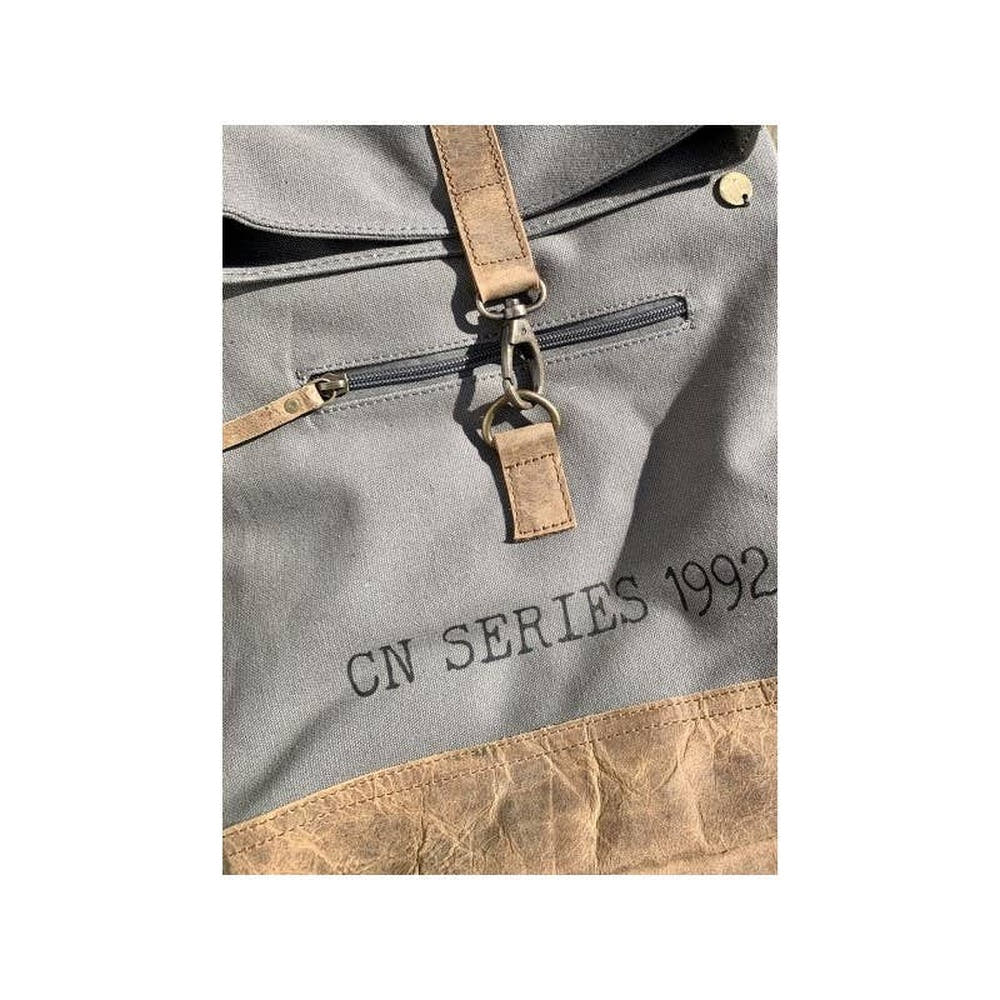 Zaino vintage in tela con pelle di alta qualità MAYA MC7