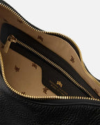 Cuoieria Fiorentina | Borsa Hobo Squadrata Eva in Pelle |Nero
