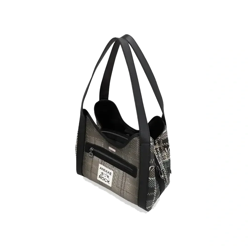 Borsa a Spalla Donna Anekke Iron con 3 Scomparti e Cerniera
