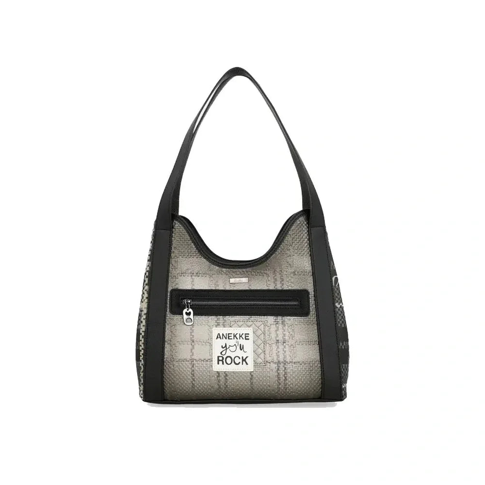 Borsa a Spalla Donna Anekke Iron con 3 Scomparti e Cerniera