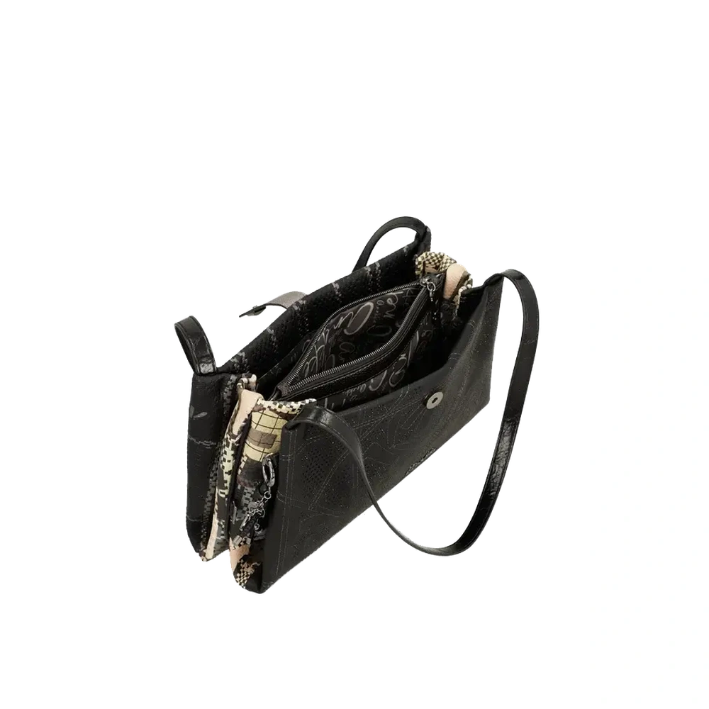 Borsa a Spalla Quadrata Donna Anekke Iron con Cerniera