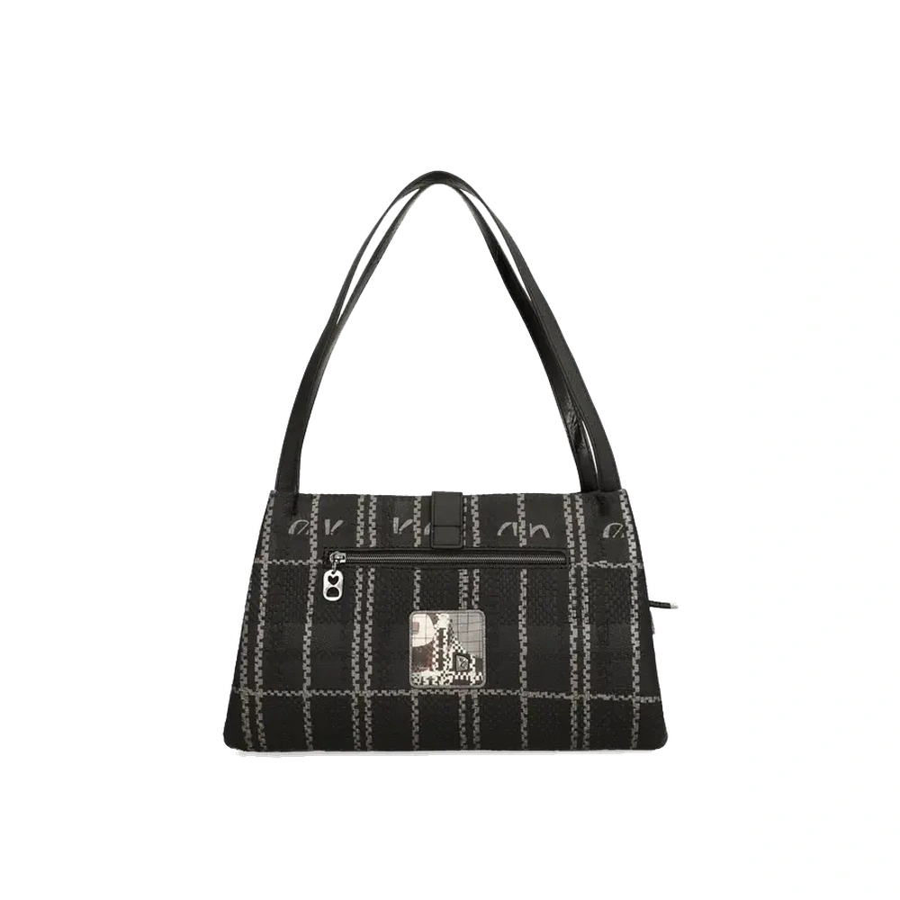 Borsa a Spalla Quadrata Donna Anekke Iron con Cerniera