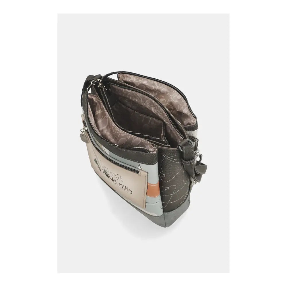 Anekke Borsa a Tracolla Media Sophia | Armonia Geometrica e Stile | 33 cm