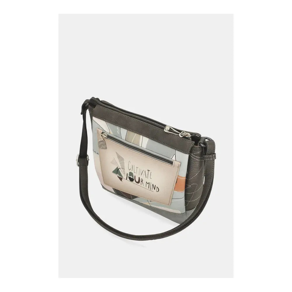 Anekke Borsa a Tracolla Media Sophia | Armonia Geometrica e Stile | 33 cm