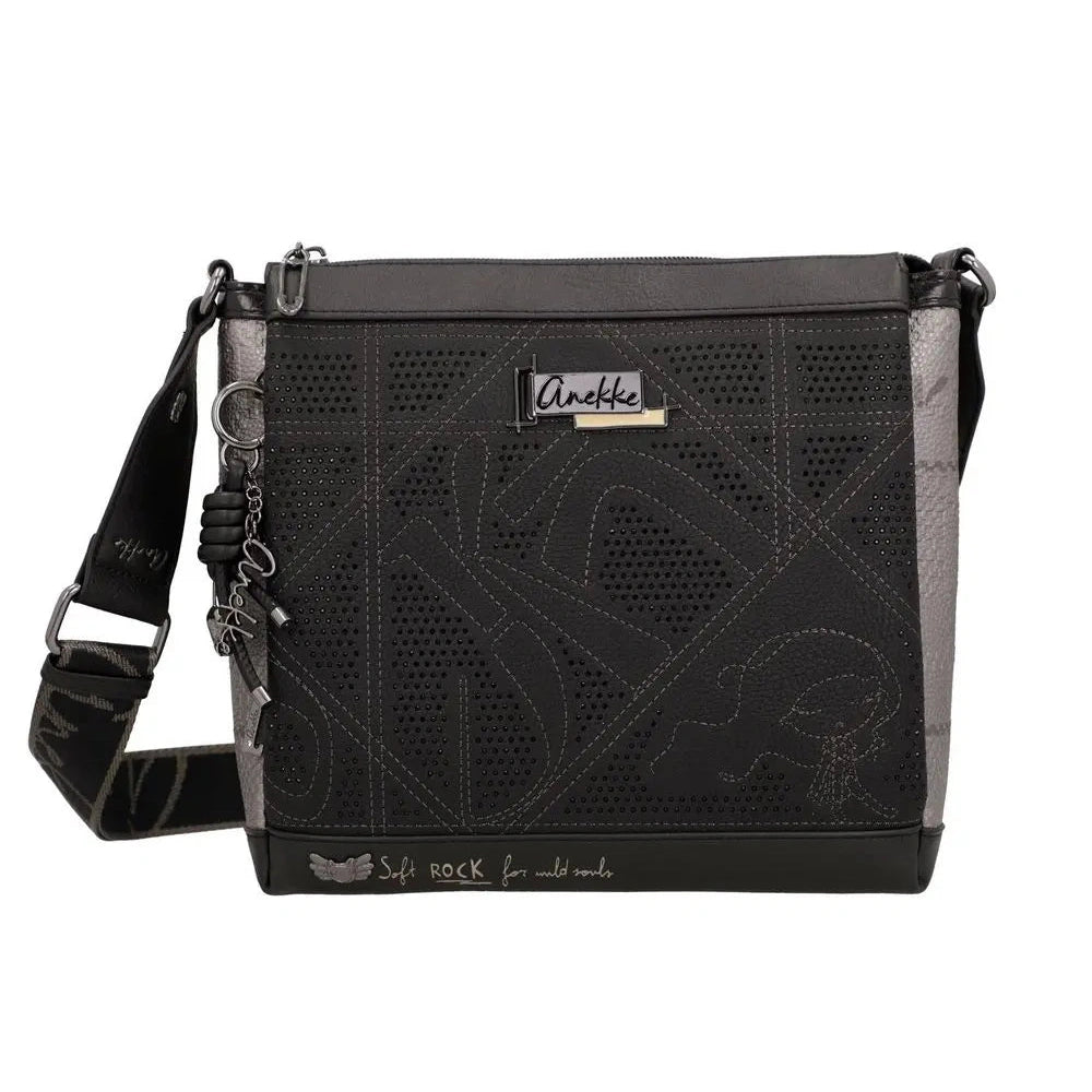 Borsa a Tracolla Donna Anekke Iron 3 Scomparti con Cerniera