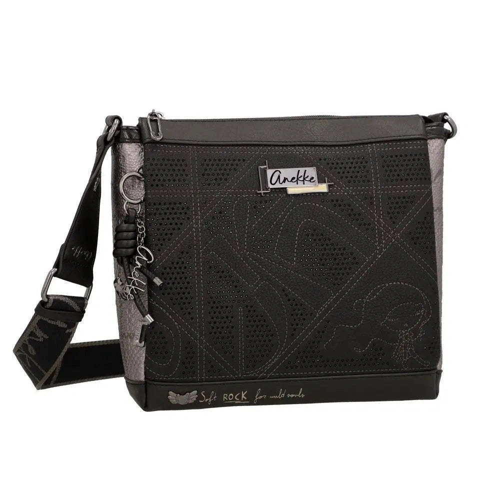 Borsa a Tracolla Donna Anekke Iron 3 Scomparti con Cerniera