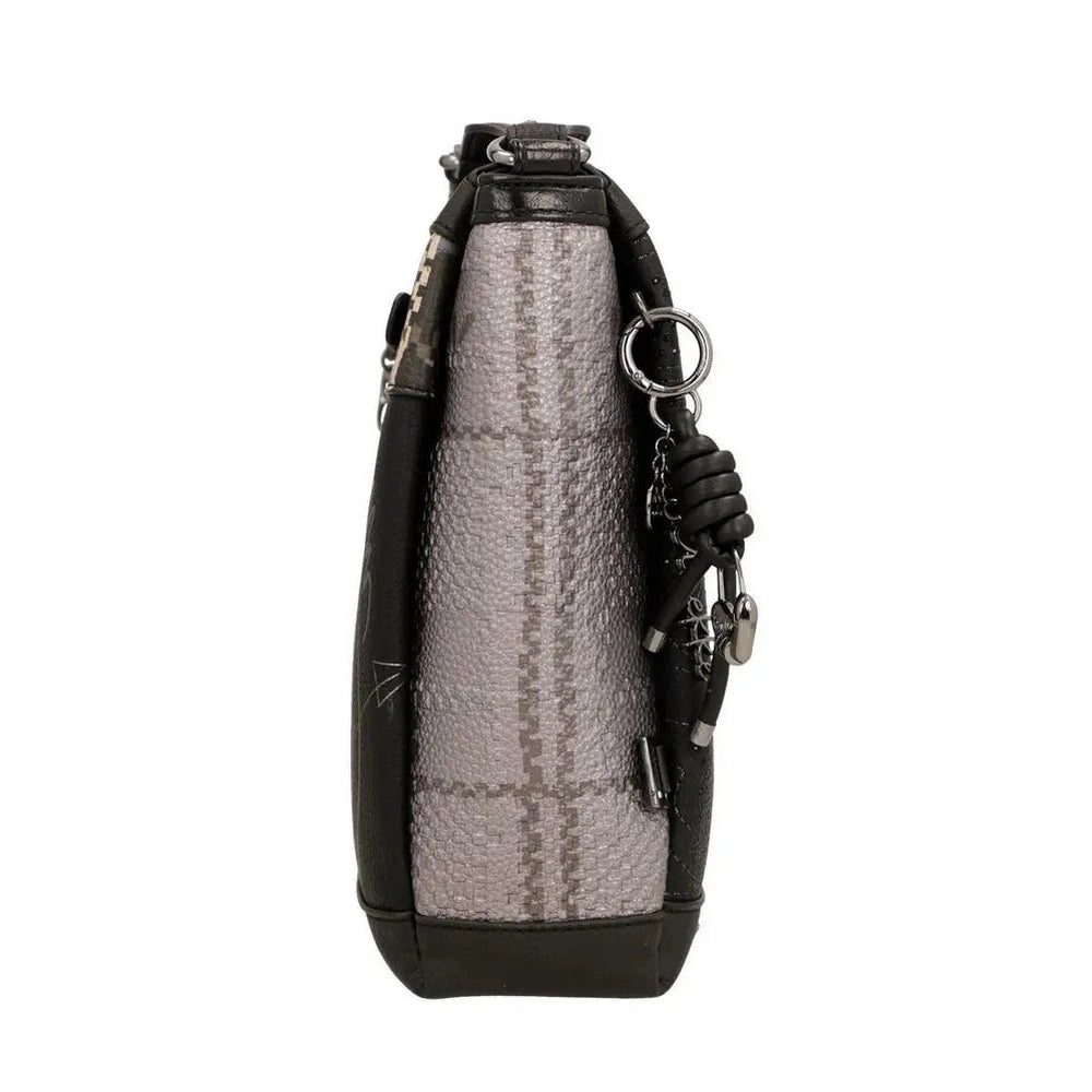 Borsa a Tracolla Donna Anekke Iron 3 Scomparti con Cerniera