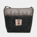 Borsa Tracolla Grande Donna Anekke Iron con Cerniera e Tasche