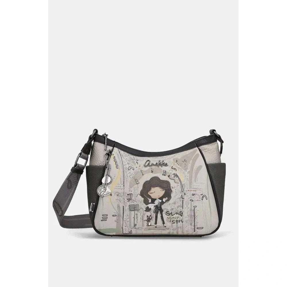 Borsa Tracolla Grande Donna Anekke Melody Tasche Laterali Cerniera