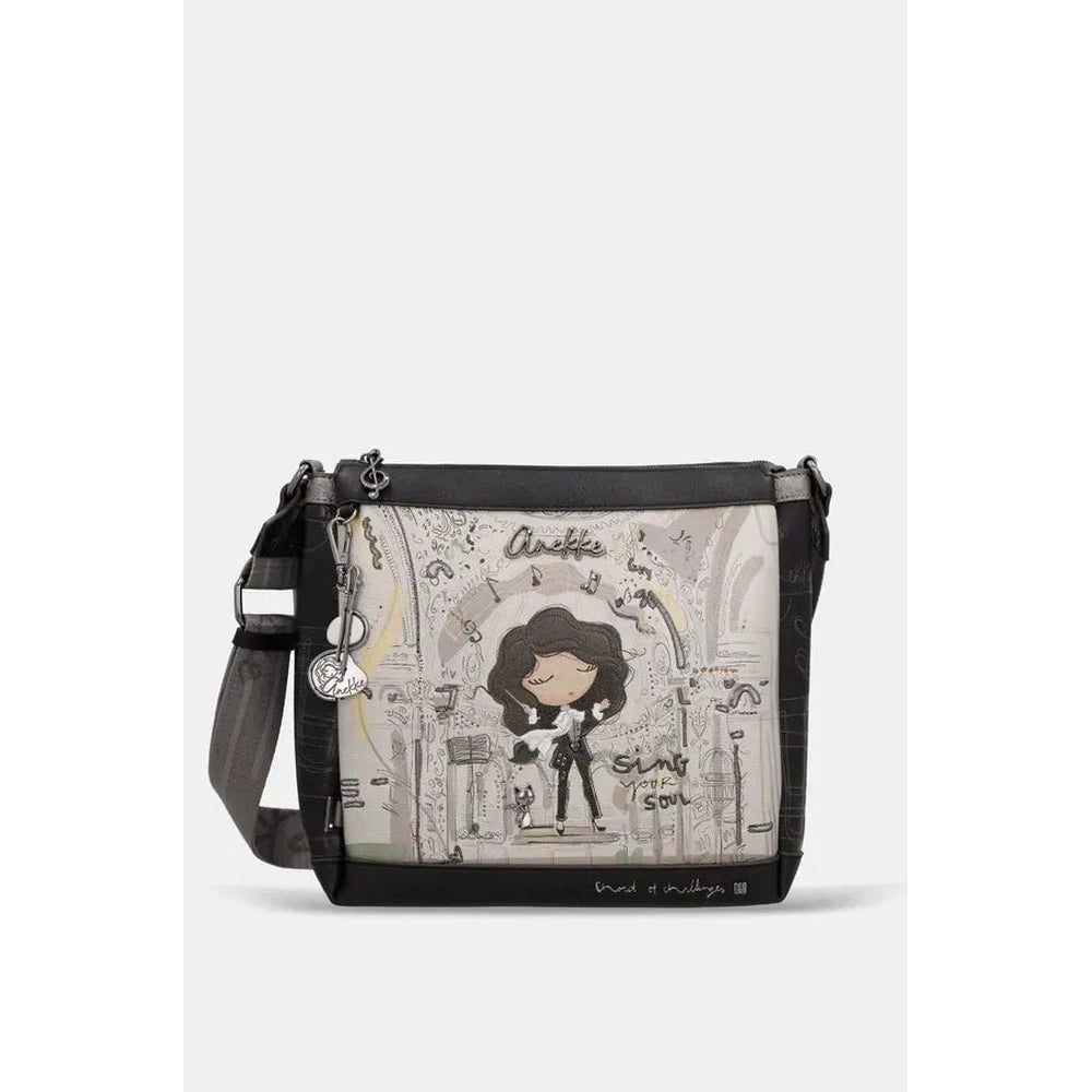 Borsa Tracolla Media Donna Anekke Orchestra 3 Scomparti Cerniera