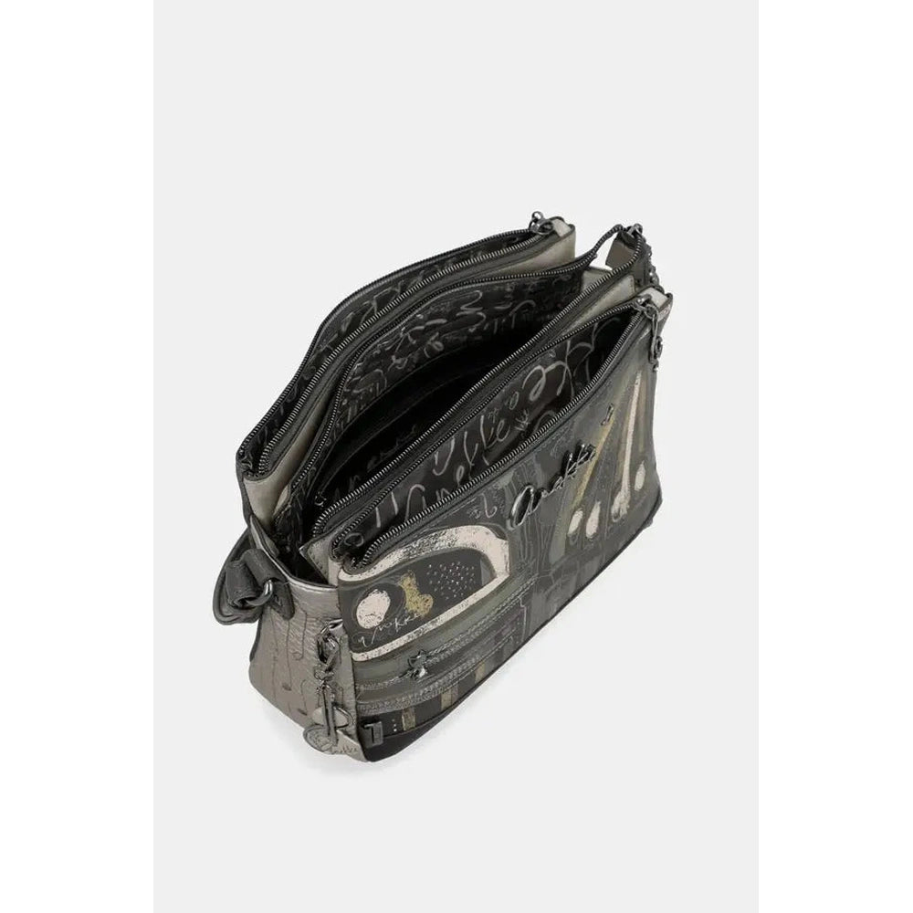 Borsa Tracolla Quadrata Donna Anekke Melody 3 Scomparti Cerniera