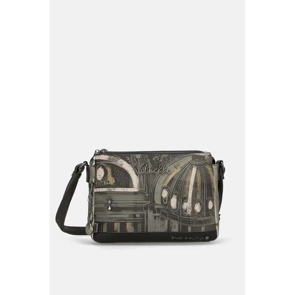 Borsa Tracolla Quadrata Donna Anekke Melody 3 Scomparti Cerniera