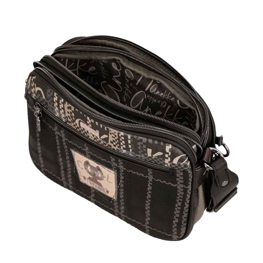 Borsa a Tracolla Donna Anekke Iron 3 Scomparti Regolabile