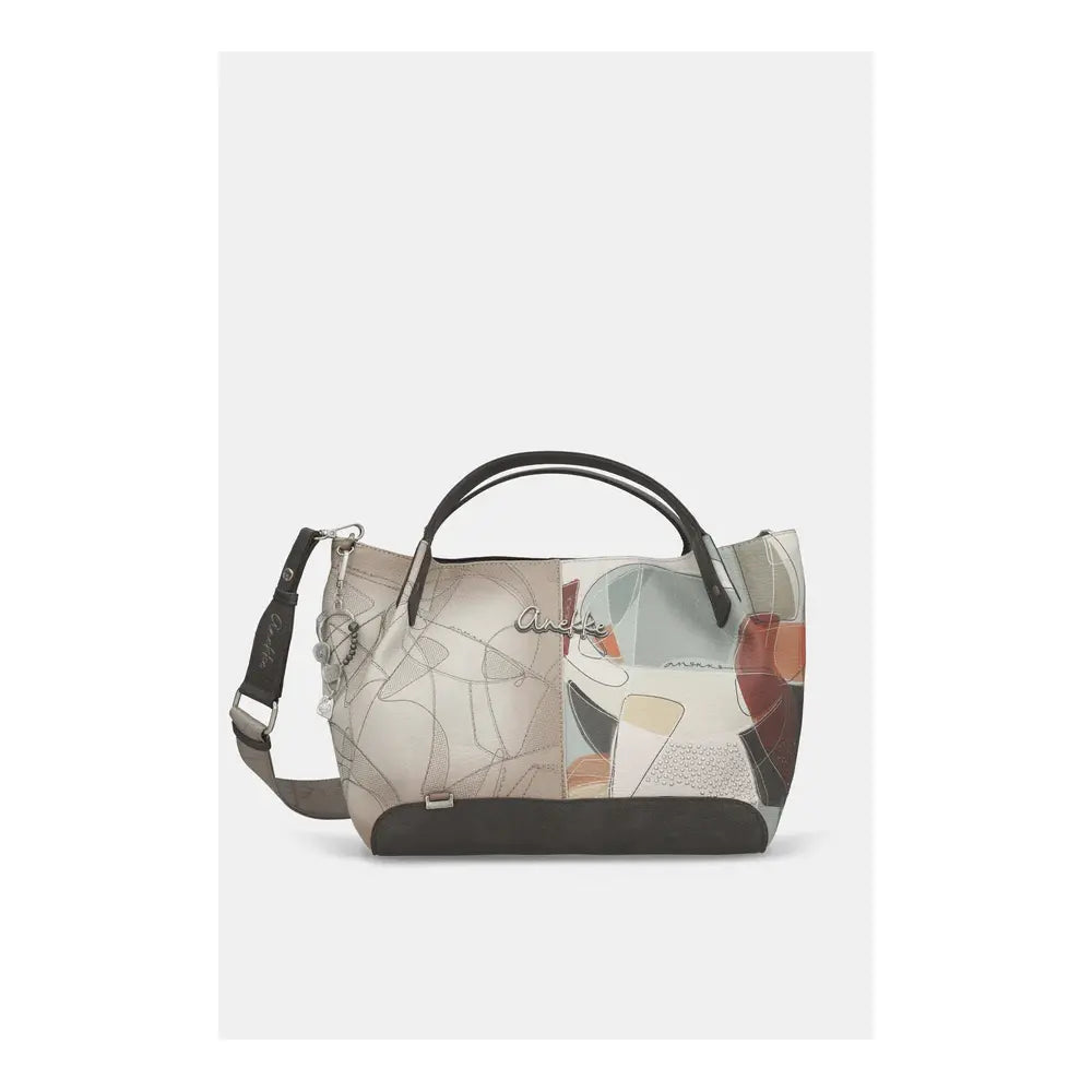 Anekke Borsa con Manico Corto e Tracolla Auralis | Nuova Collezione 2026 SS26 | 46 cm