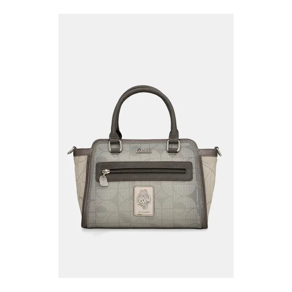 Anekke Borsa con Manico Corto e Tracolla Sophia | Eleganza Geometrica