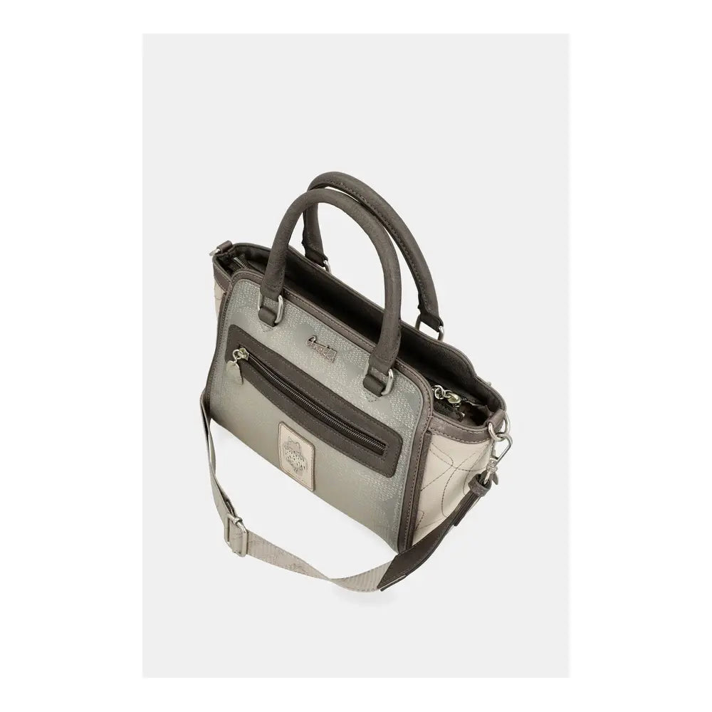 Anekke Borsa con Manico Corto e Tracolla Sophia | Eleganza Geometrica