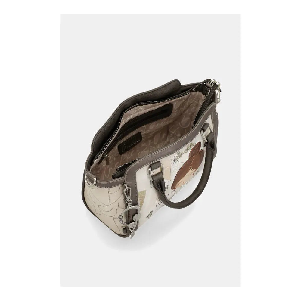 Anekke Borsa con Manico Corto e Tracolla Sophia | Eleganza Geometrica