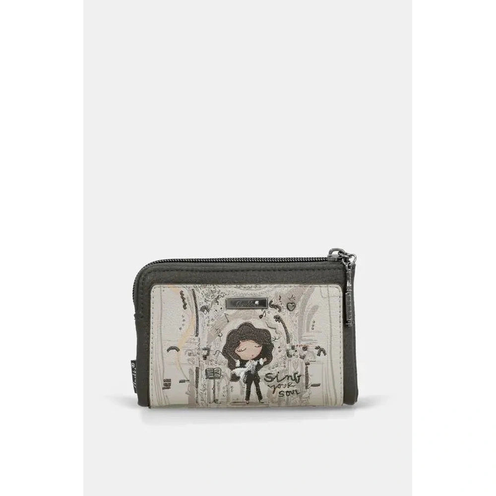 Portafoglio Medio RFID Donna Anekke Orchestra Materiale Flessibile