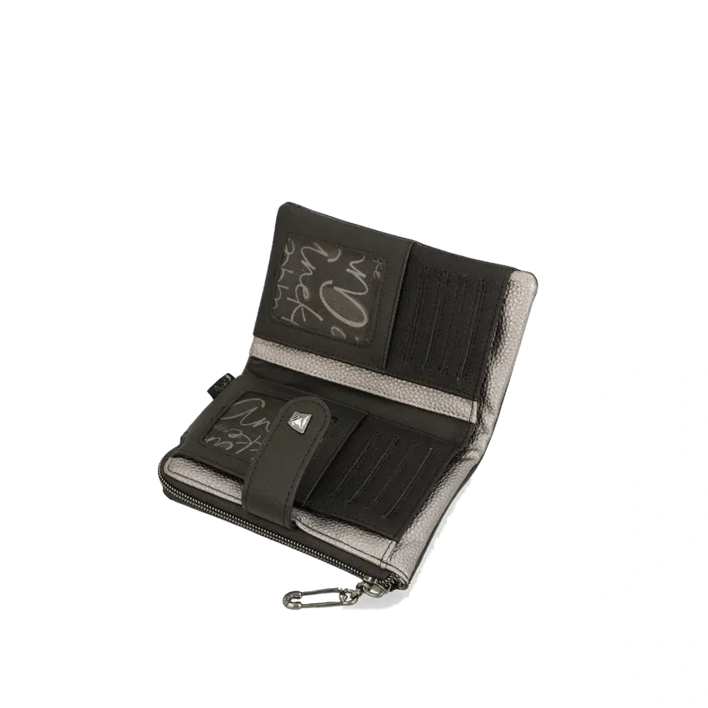 Portafoglio Morbido Medio RFID Donna Anekke Iron Flessibile