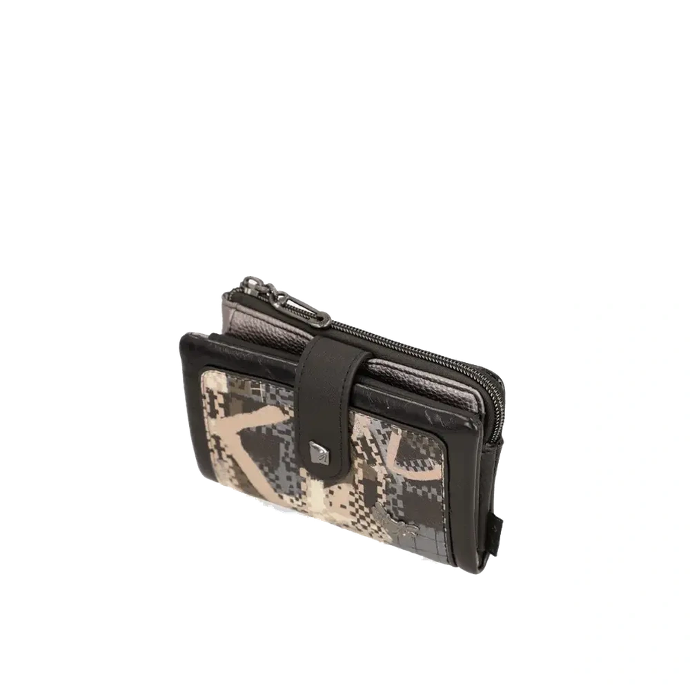 Portafoglio Morbido Medio RFID Donna Anekke Iron Flessibile