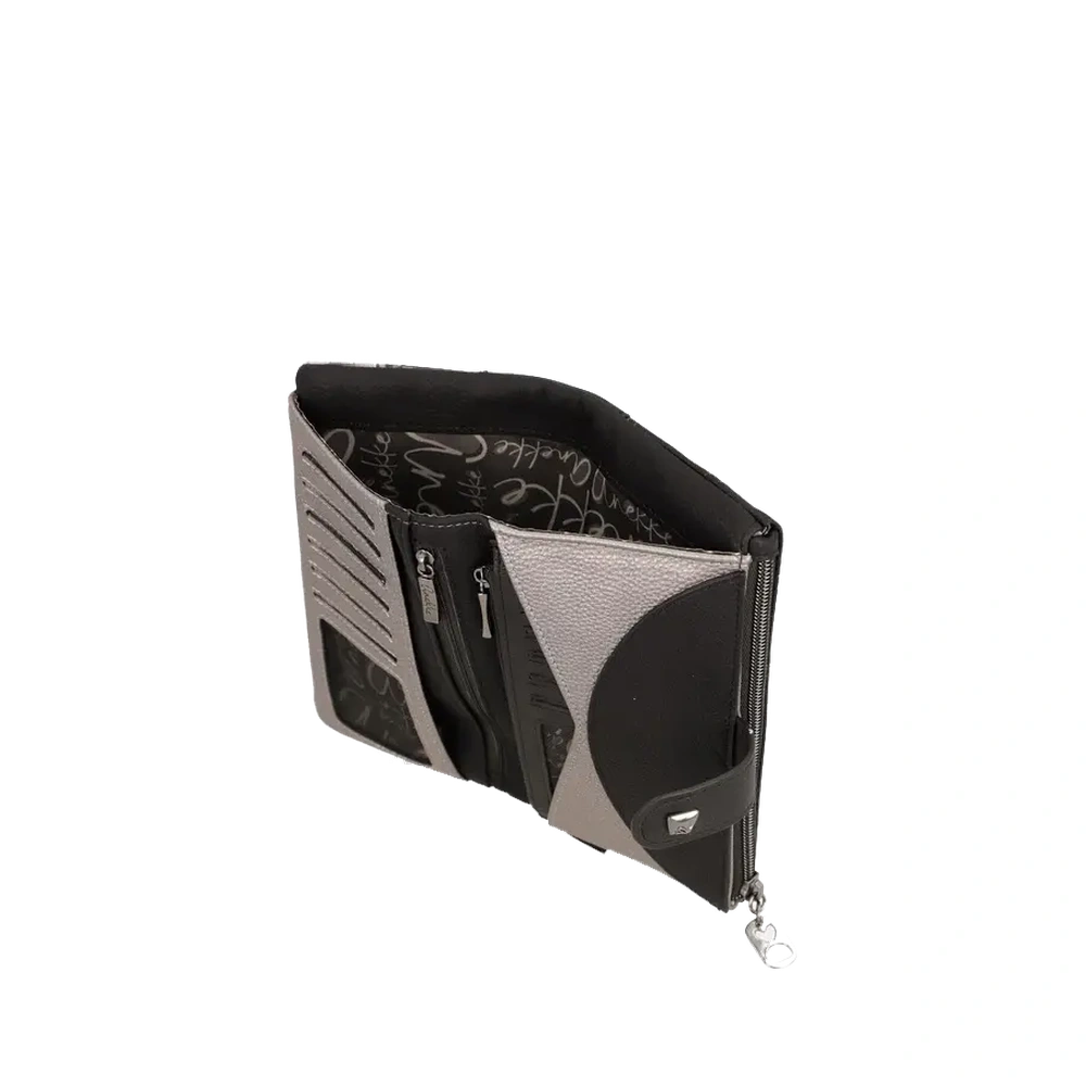 Portafoglio Morbido RFID Donna Anekke Iron con Portatessere