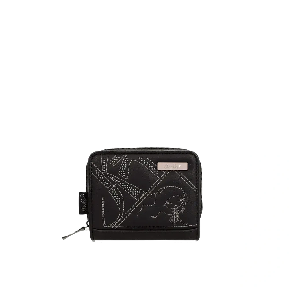 Portafoglio Piccolo RFID Donna Anekke Iron con Cerniera