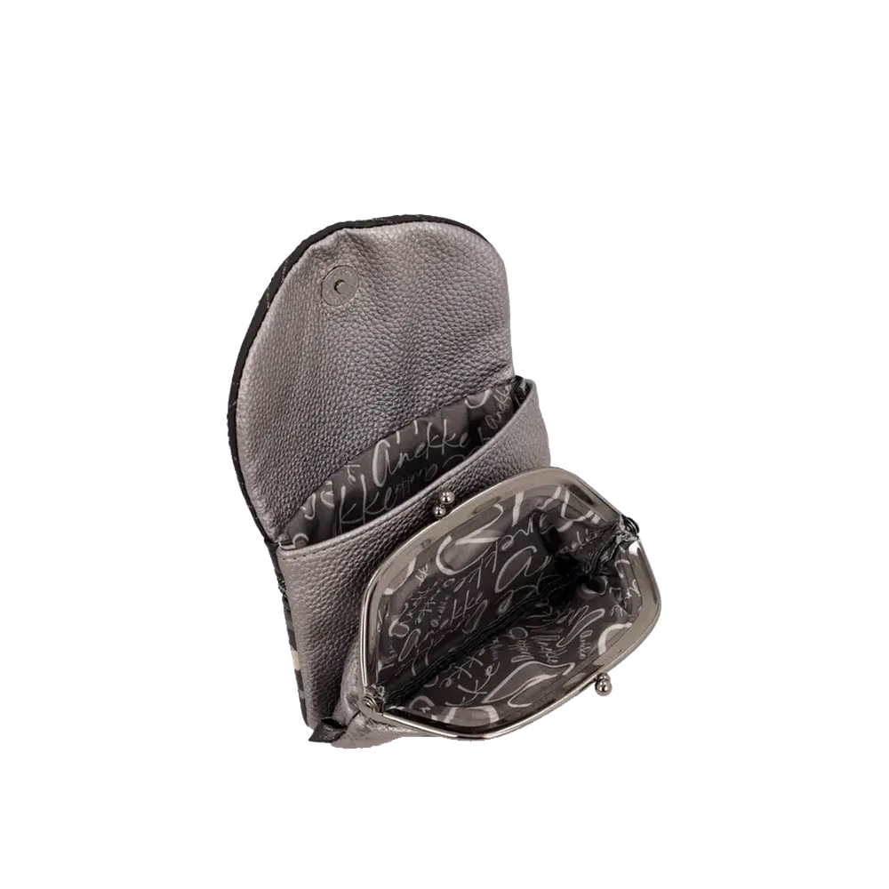 Portamonete Piccolo Donna Anekke Iron con Chiusura a Bacio