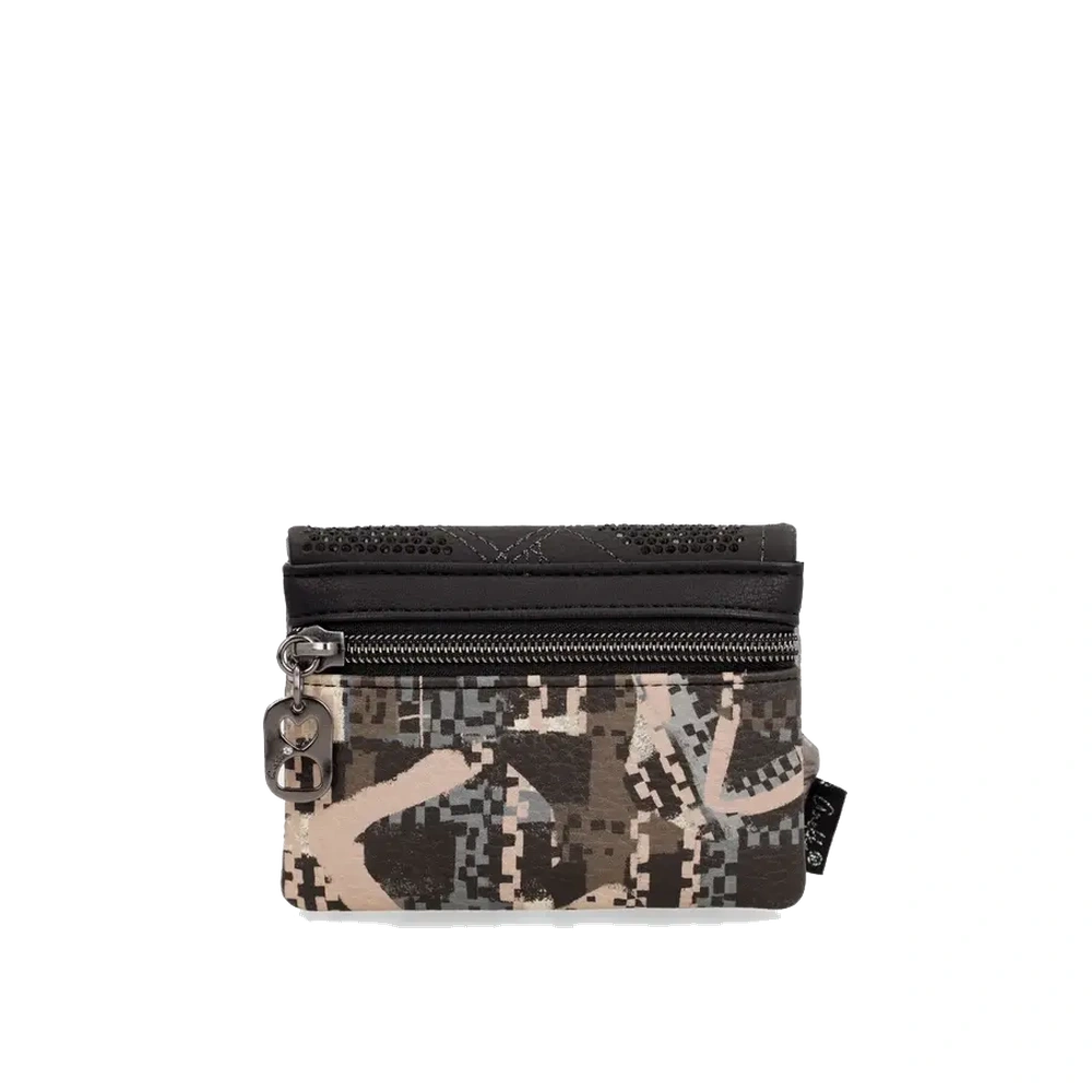 Portamonete Piccolo Donna Anekke Iron con Chiusura a Bacio
