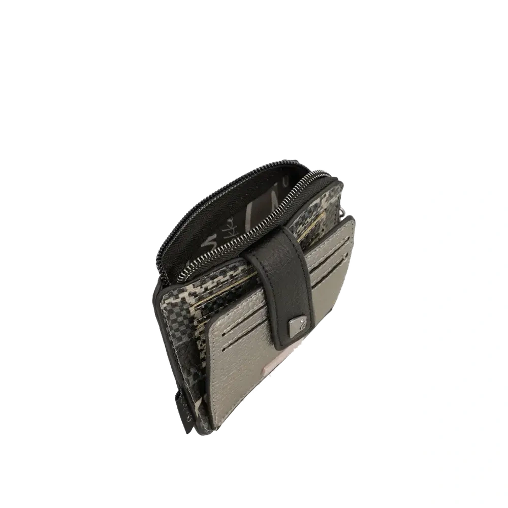 Portatessere Piccolo Donna Anekke Iron con Flap e Cerniera