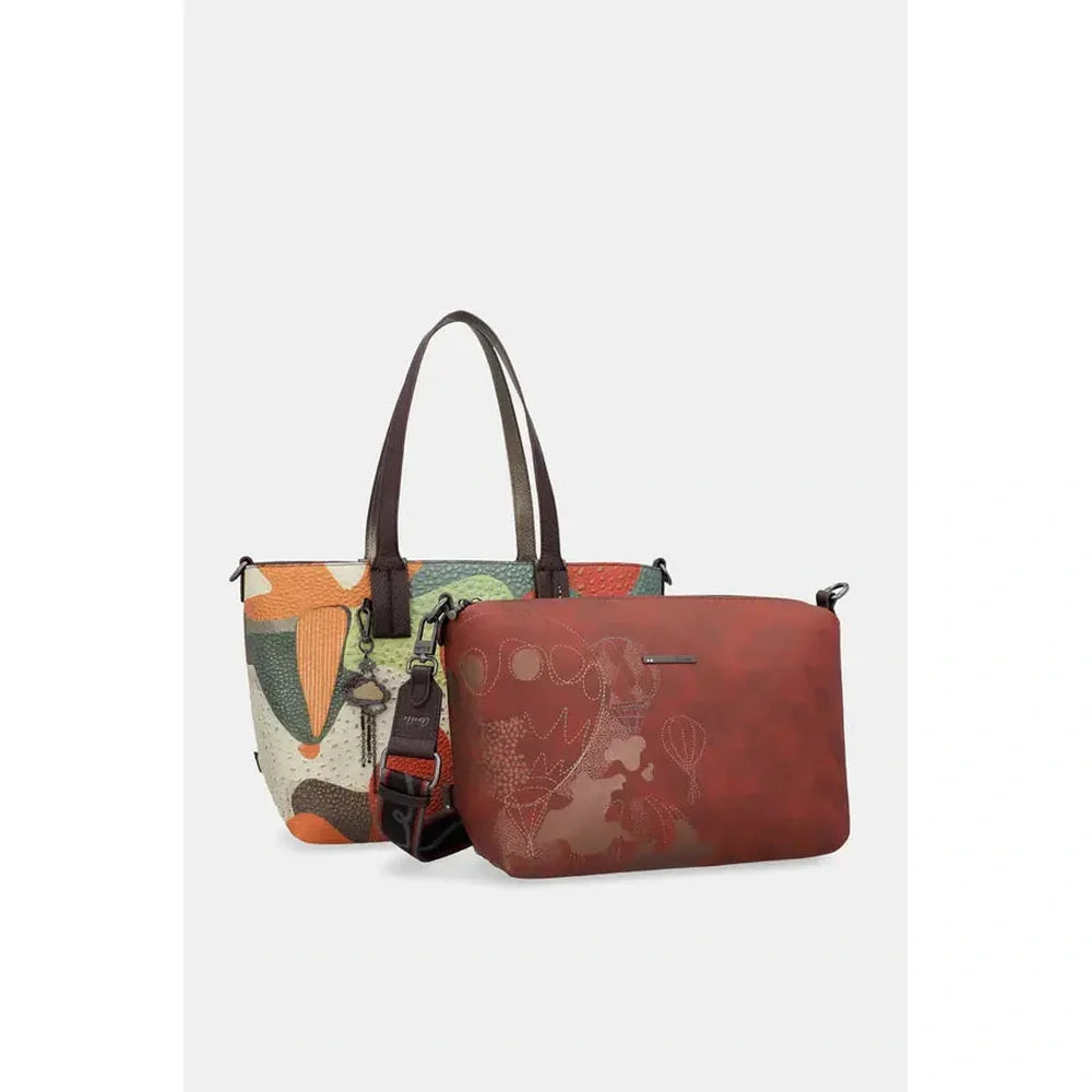 Anekke Tote Bag 2 in 1 Odyssey | Shopping Bag con Borsa Rimovibile