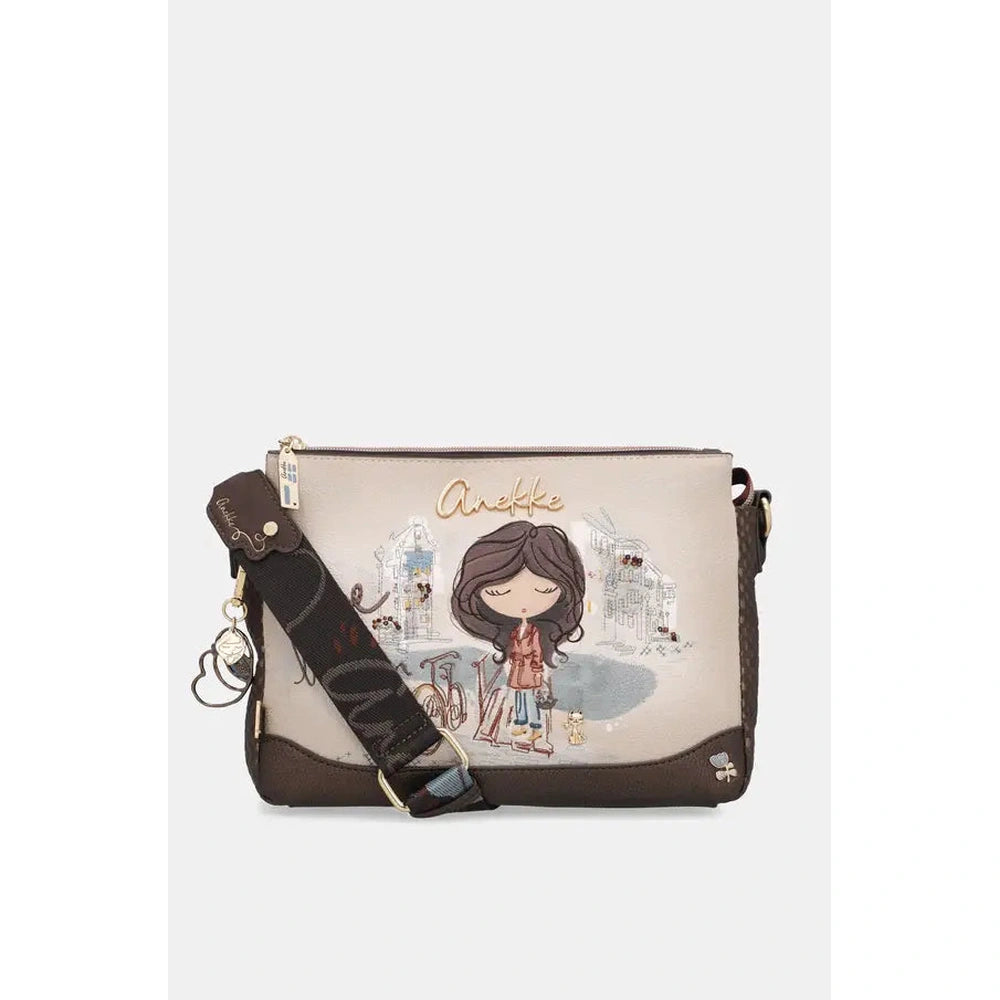 Anekke Tracolla 3 Scomparti Tulip | Borsa Donna Design Originale FW 26/27