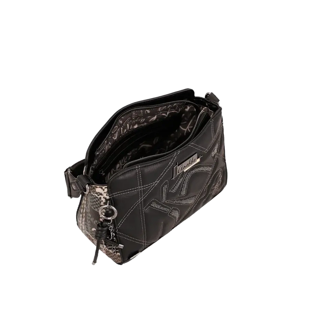 Borsa a Tracolla Media Donna Anekke Iron con Cerniera