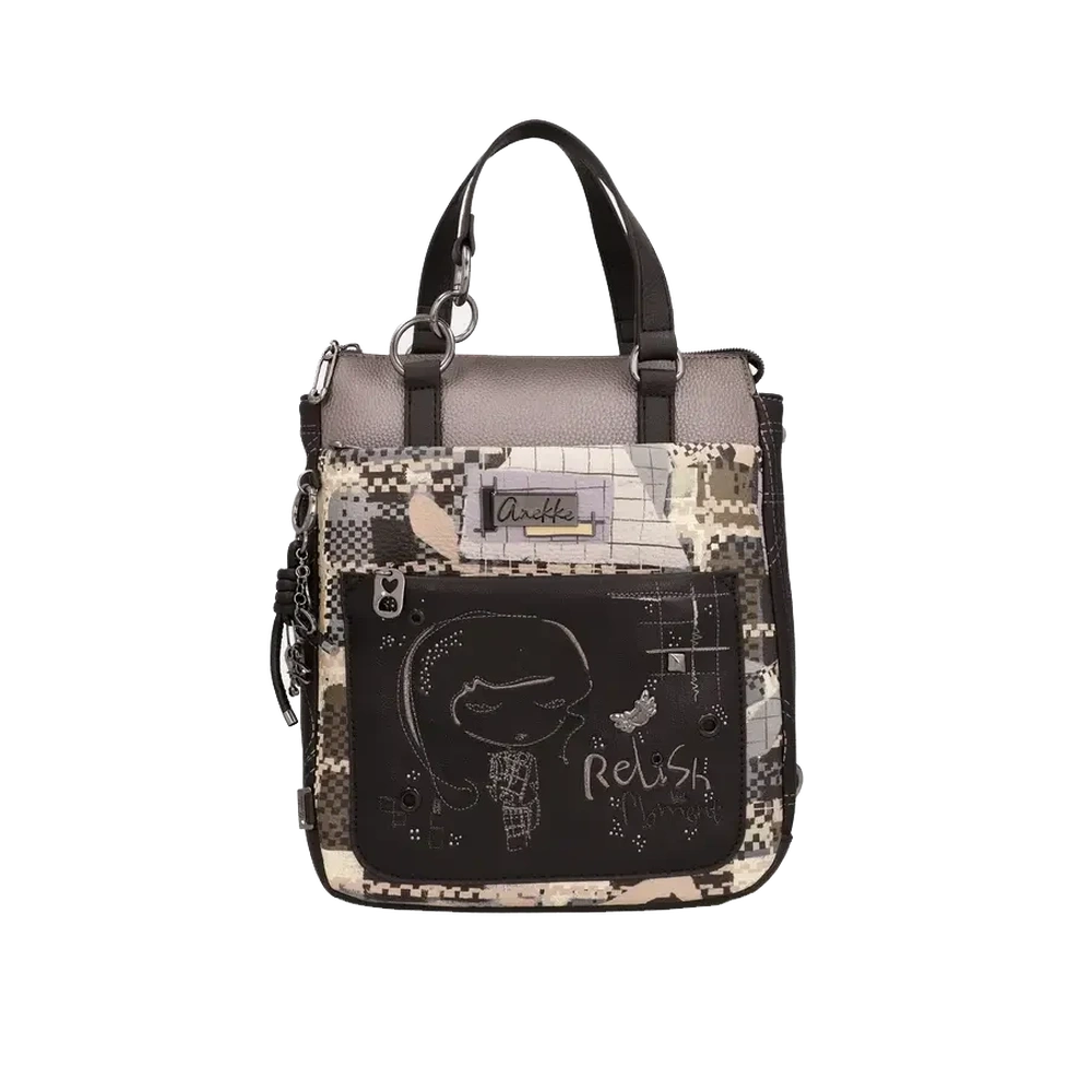 Zaino con Manico Corto Donna Anekke Iron con Cerniera