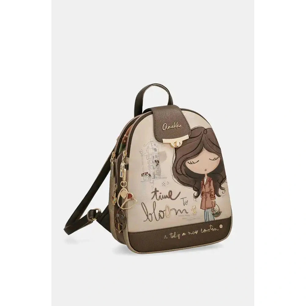 Anekke Zaino con Patta Tulip | Zaino Donna Design Originale FW 26/27