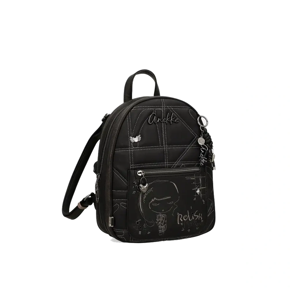 Zaino Medio Donna Anekke Iron con Cerniera e Tasche