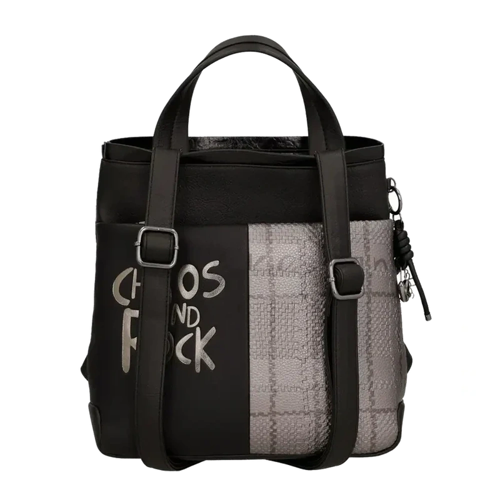 Zaino Quadrato Donna Anekke Iron con Cerniera e Tasche Nascoste