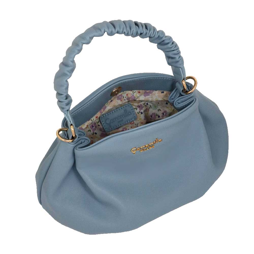 Camomilla Milano Borsa a Mano con Tracolla Amelie Azzurro MS/SC