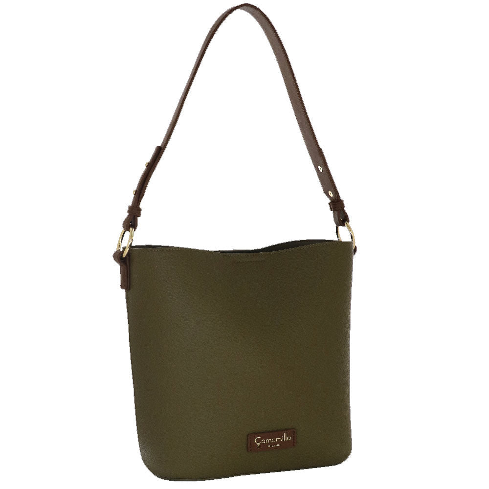 Camomilla Milano | Bag in Bag Bree M Verde con Dettagli a Contrasto