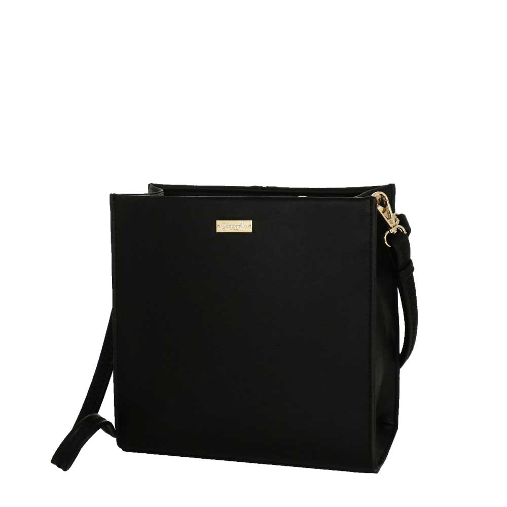 Camomilla Milano Borsa a Mano Ivy Nero SC - Stile Retrò Contemporaneo