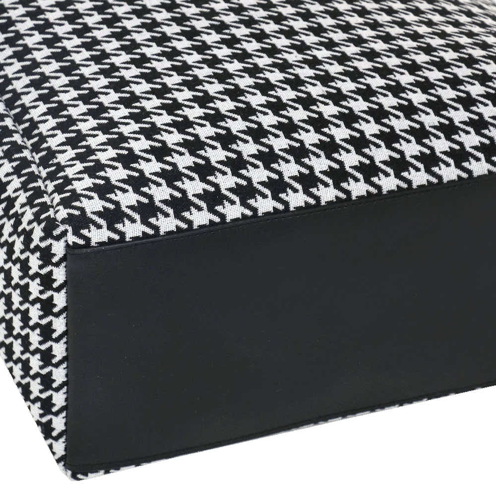 Camomilla Milano | Borsa a Mano L Lulu Nera | Pied de Poule Tapestry