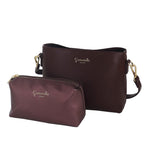 Camomilla Milano | Borsa a Mano S Nancy Burgundy con Pouch