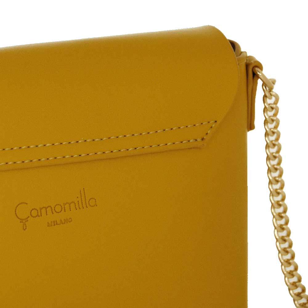 Camomilla Milano | Secchiello Nives M Giallo Senape | Set Bag in Bag
