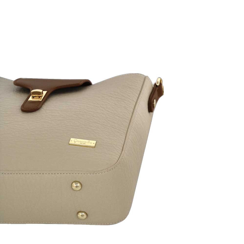 Camomilla Milano | Borsa a Spalla Emy Off White | Chiusura a Girello