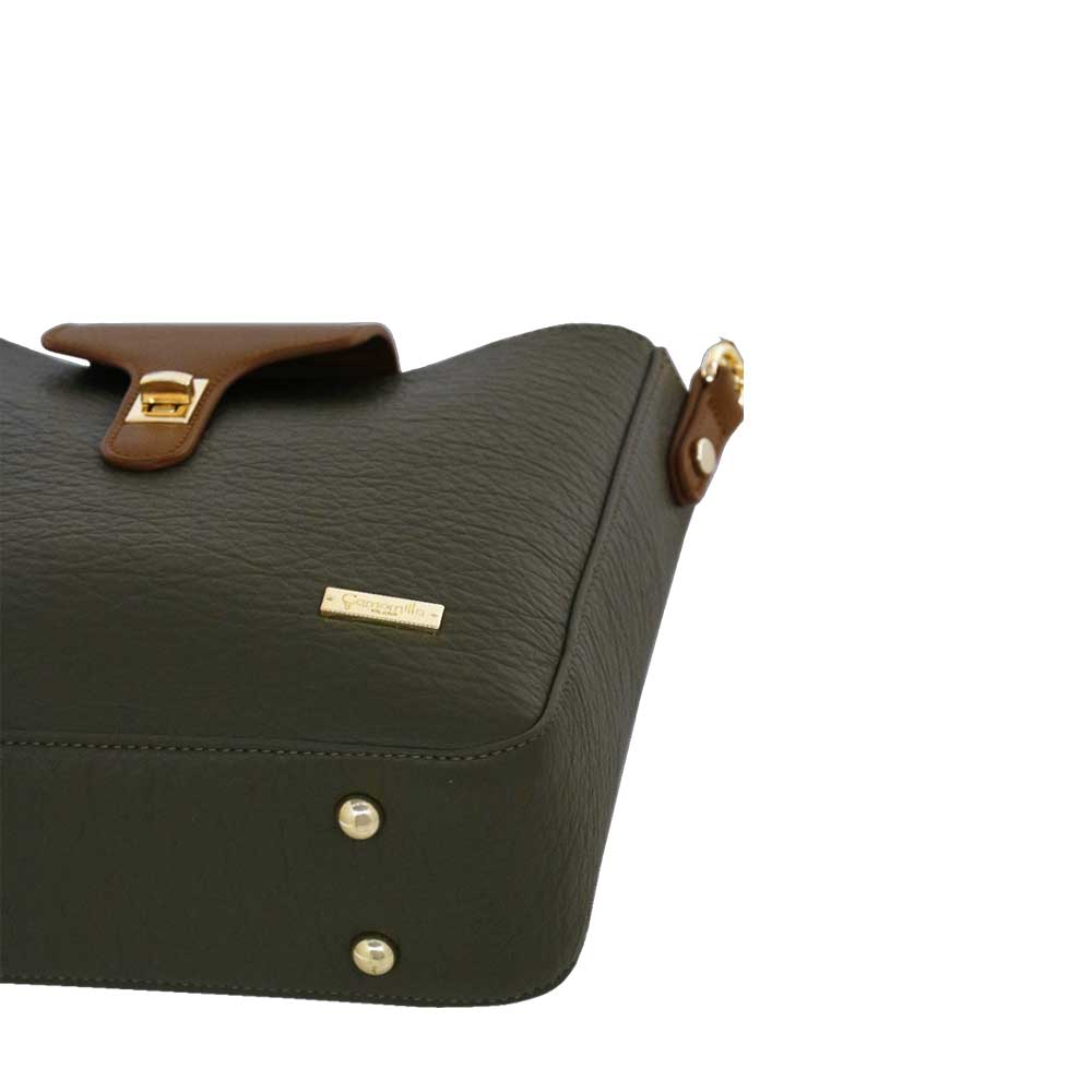 Camomilla Milano | Borsa a Spalla Emy Verde | Chiusura a Girello