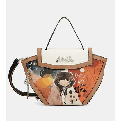 Anekke Borsa a Spalla Tracolla Alma con Patta 40701-304 - Ispirazione Spagnola