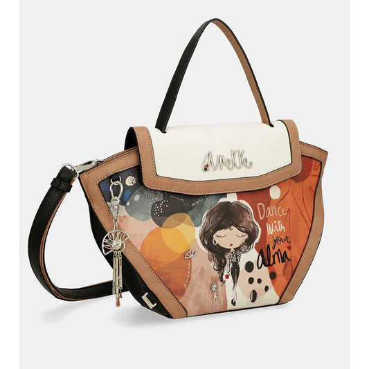 Anekke Borsa a Spalla Tracolla Alma con Patta 40701-304 - Ispirazione Spagnola