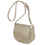 Camomilla Milano | Borsa Tracolla Emma S Off White Effetto Camoscio