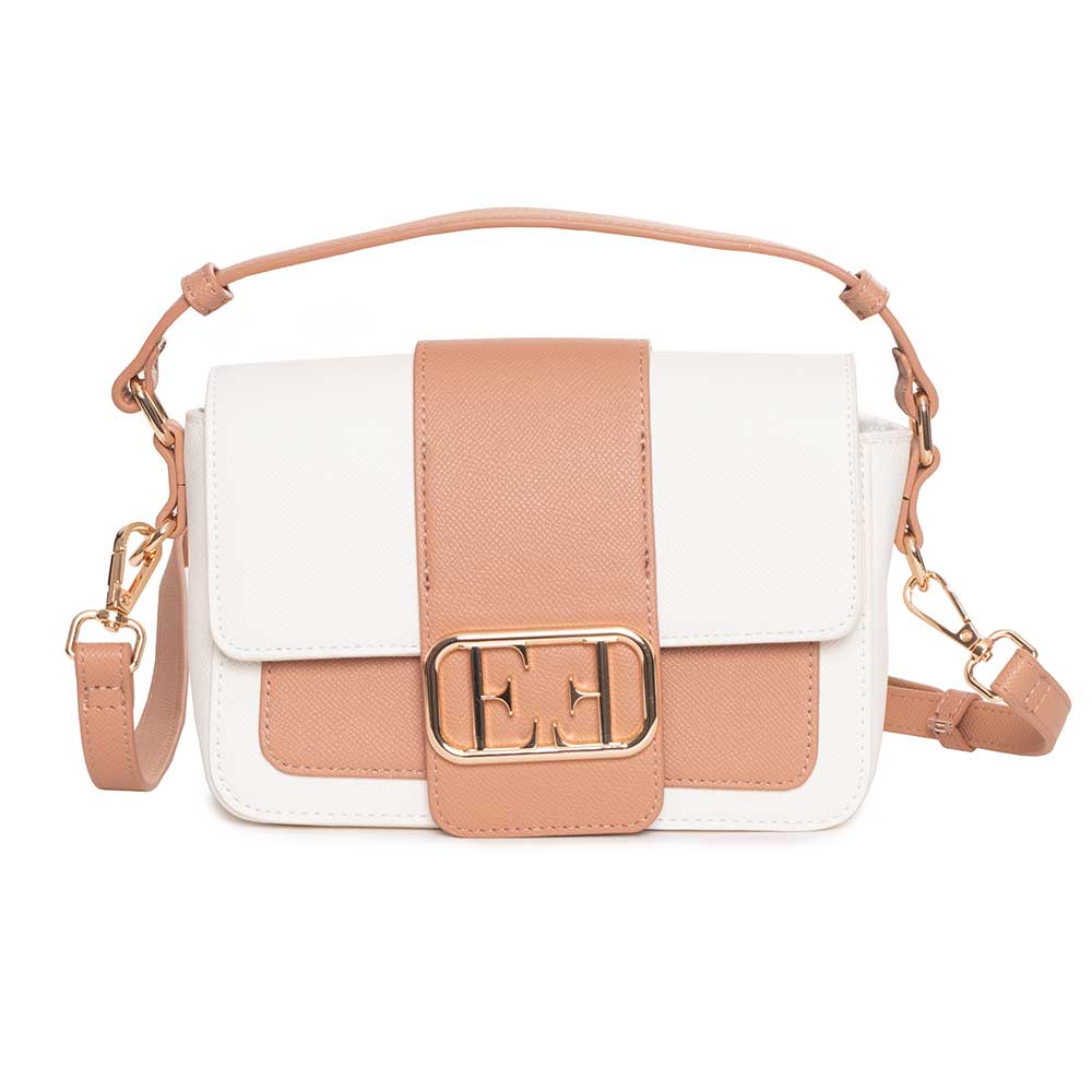 Egon von Furstenberg | Borsa a Mano White Cuoio | Collezione Donna