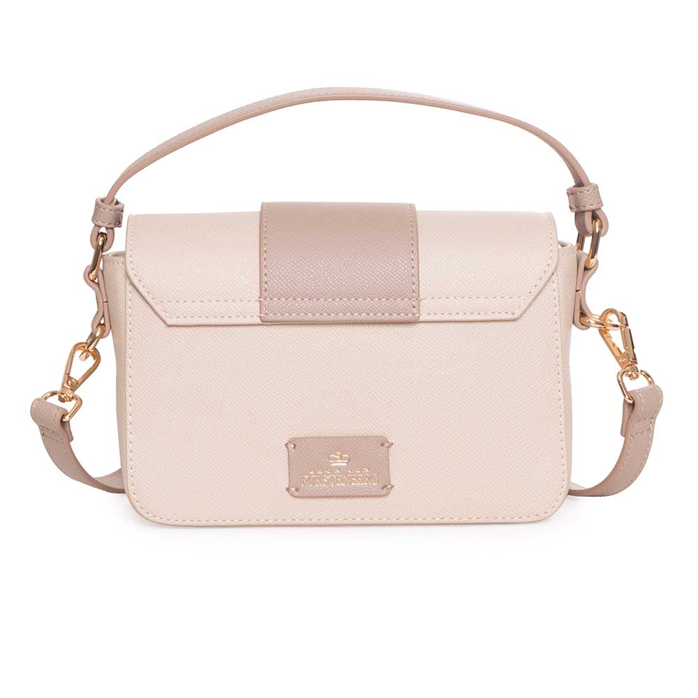 Egon von Furstenberg | Borsa a Mano Bicolore Beige | Borse Donna