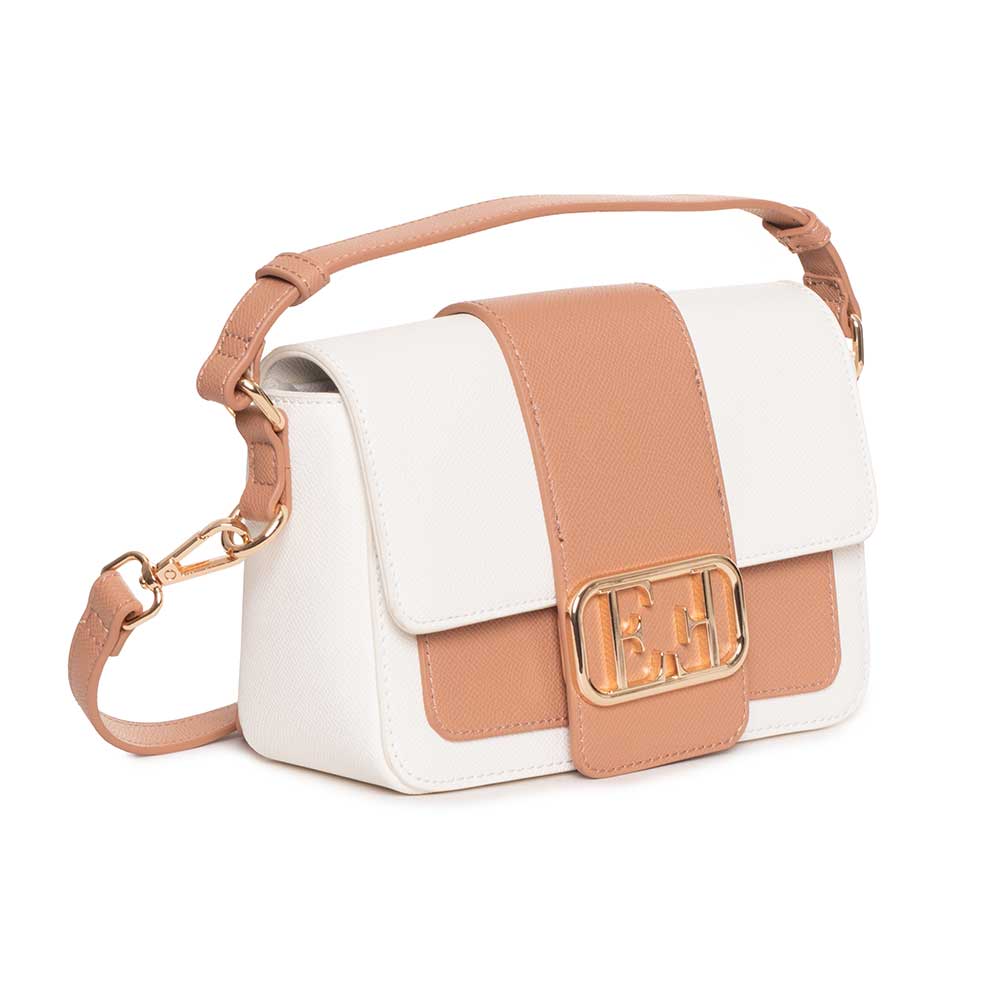 Egon von Furstenberg | Borsa a Mano White Cuoio | Collezione Donna